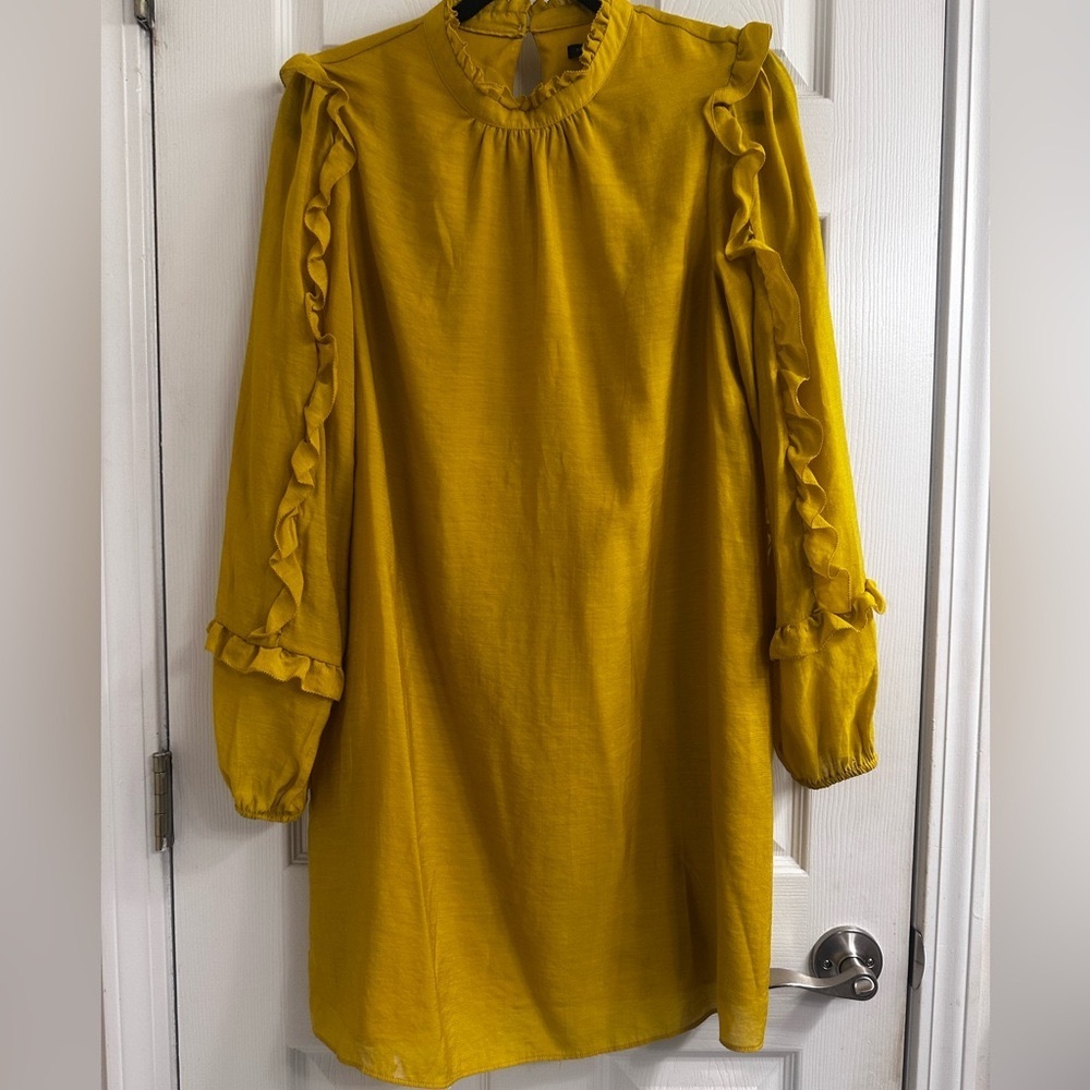 Ann Taylor Vibrant Yellow Dress